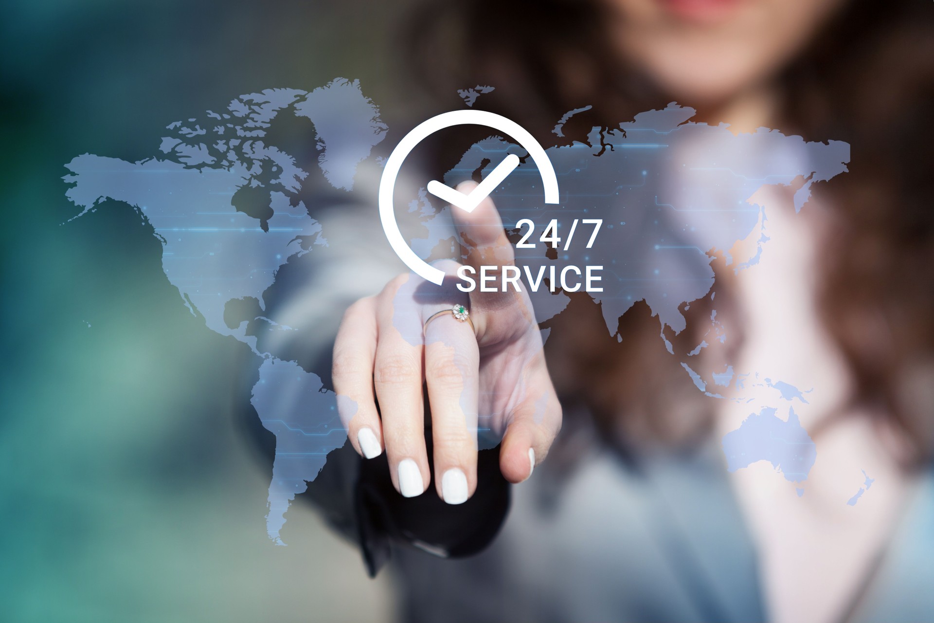 Soporte de servicio al cliente 24/7 en todo el mundo.